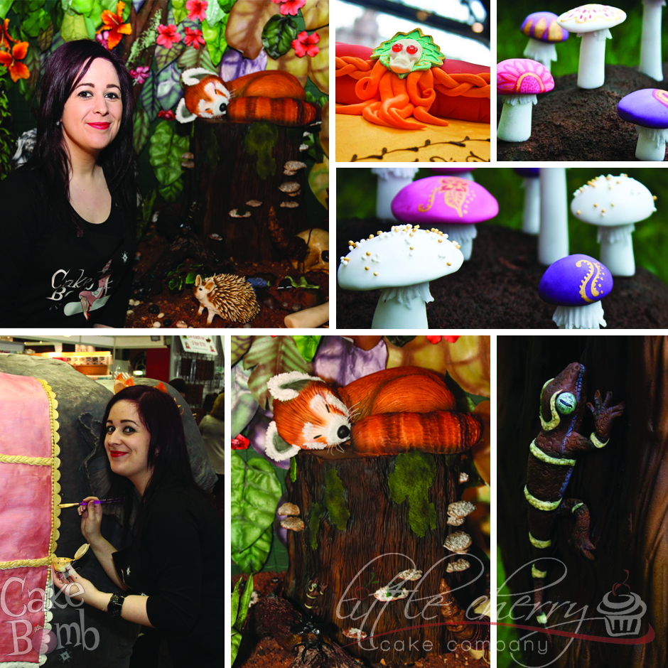 Tracey Rothwell's handiwork for CakeBomb's Welcome to the Jungle